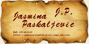 Jasmina Paskaljević vizit kartica